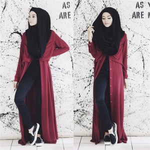 Trend Model Baju Muslim Casual Modern Terbaru 2015 2016(2)