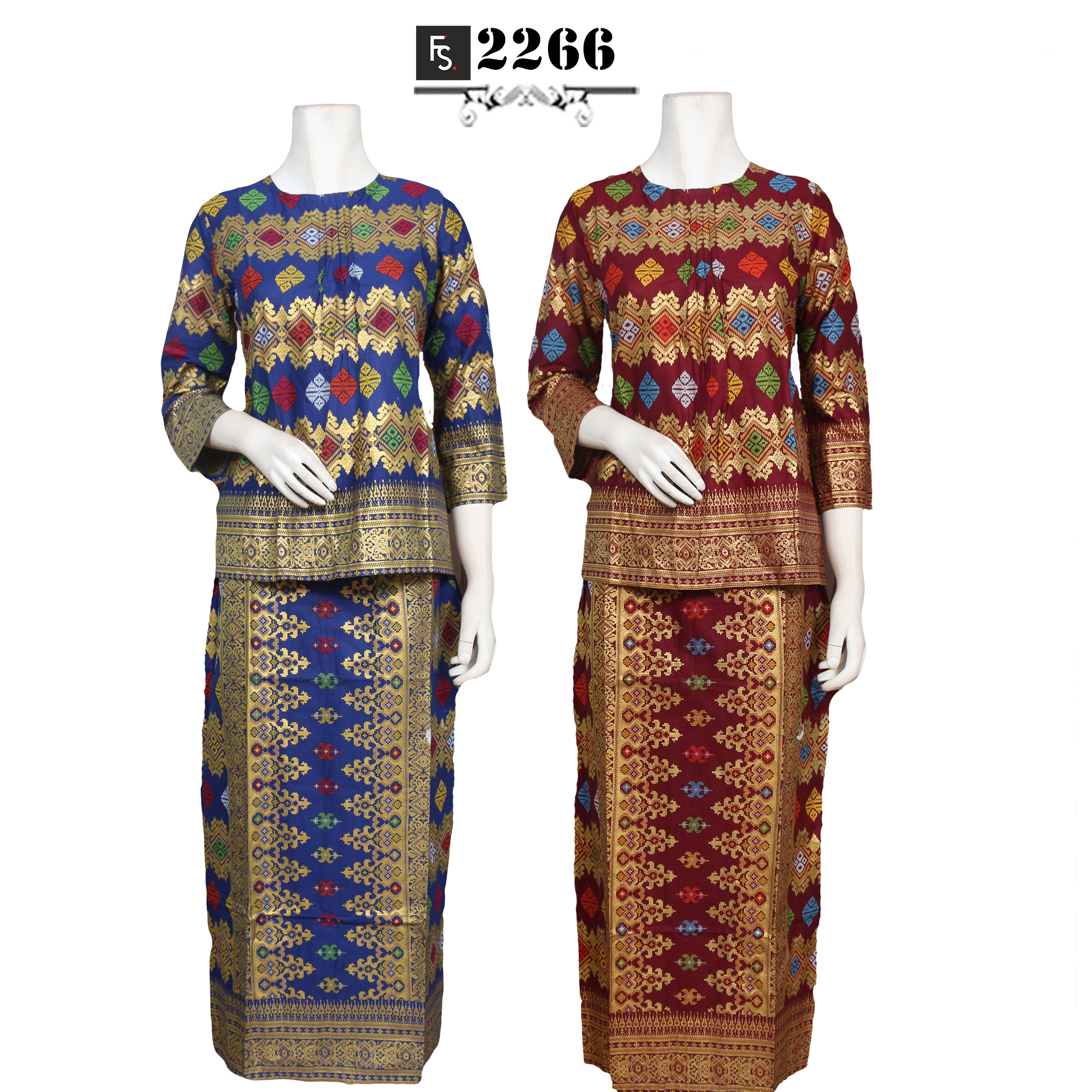 Setelan Baju Pesta Batik FS2266 Fika Shop