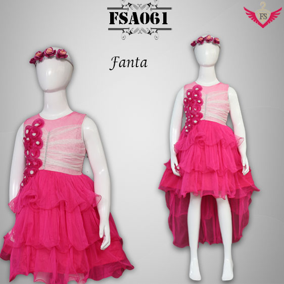  Baju  Pesta Anak  Zahra  FSA061 Bandana Fika Shop