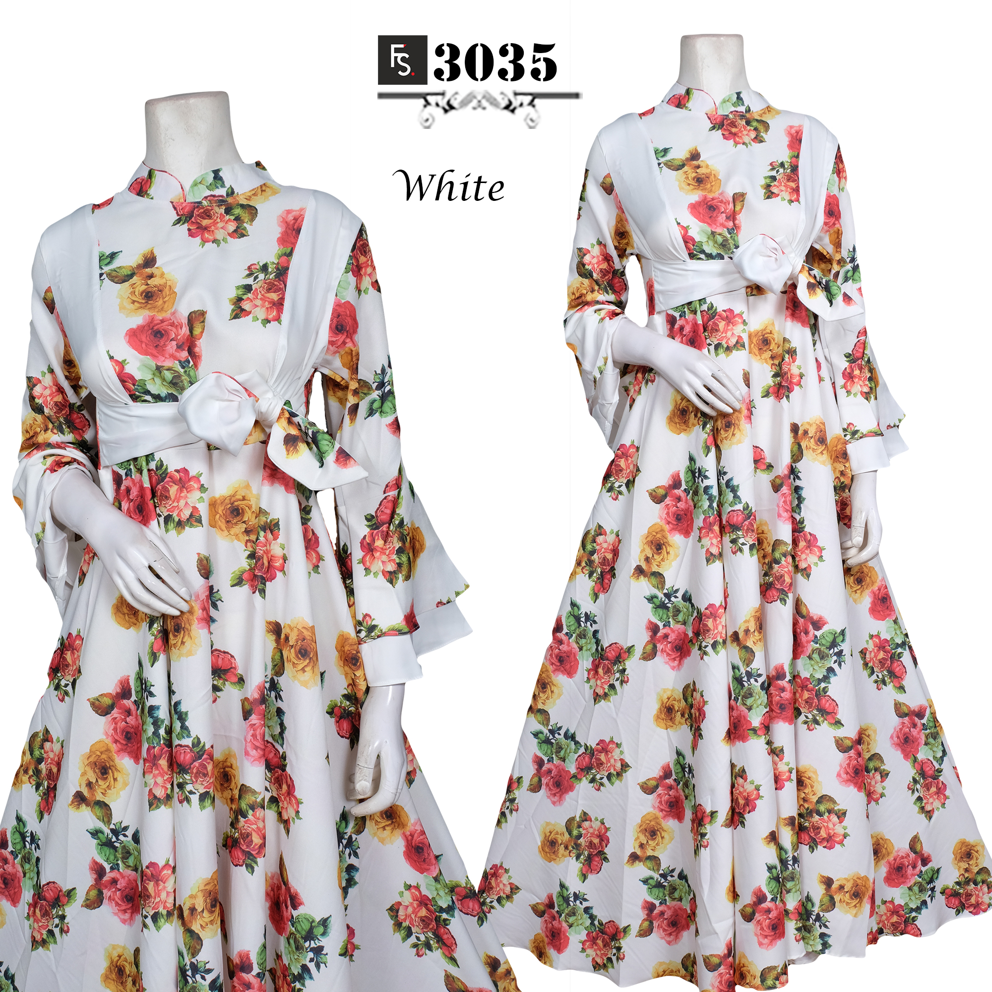  Baju  Pesta  Flower  Malika FS3035 Fika Shop