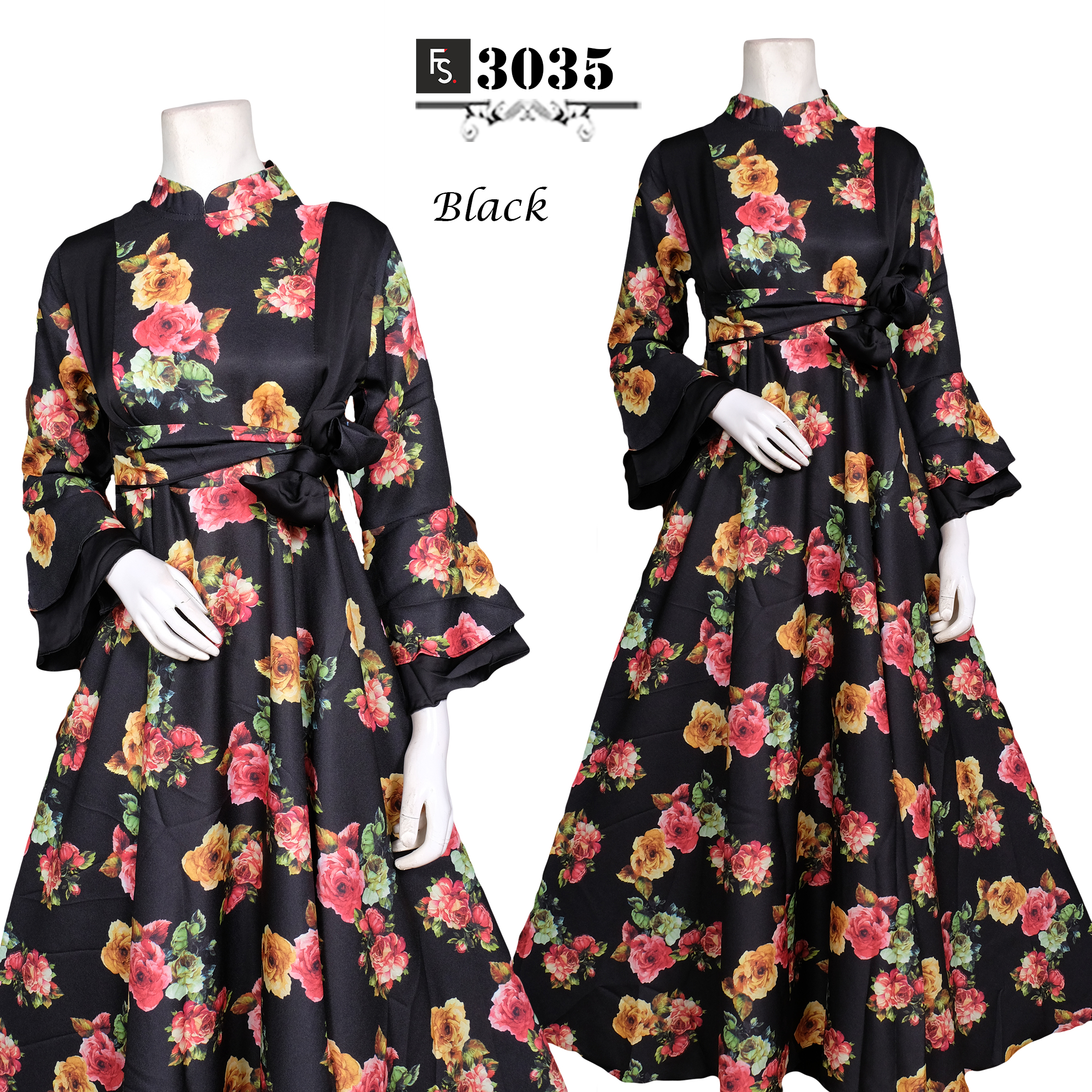  Baju  Pesta  Flower  Malika FS3035 Fika Shop