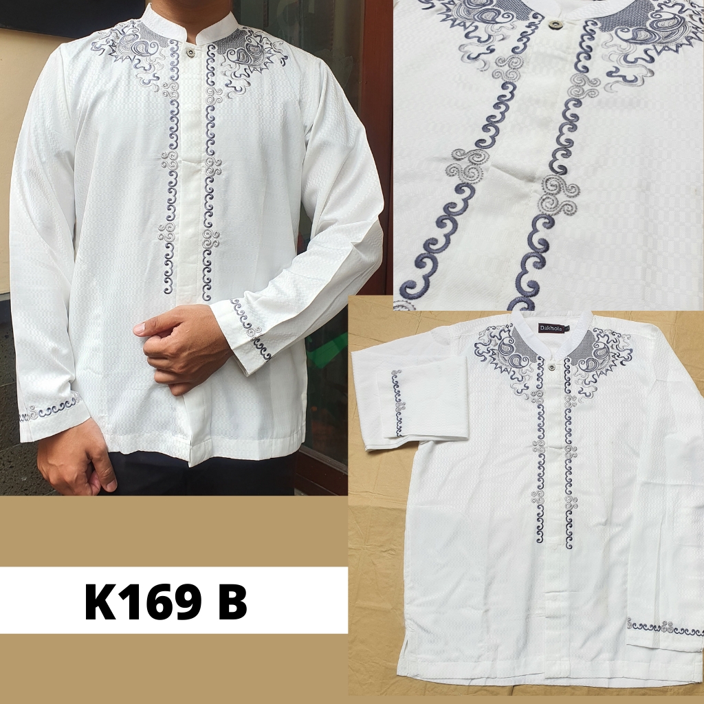 Baju Koko Lengan Panjang K169 - Fika Shop