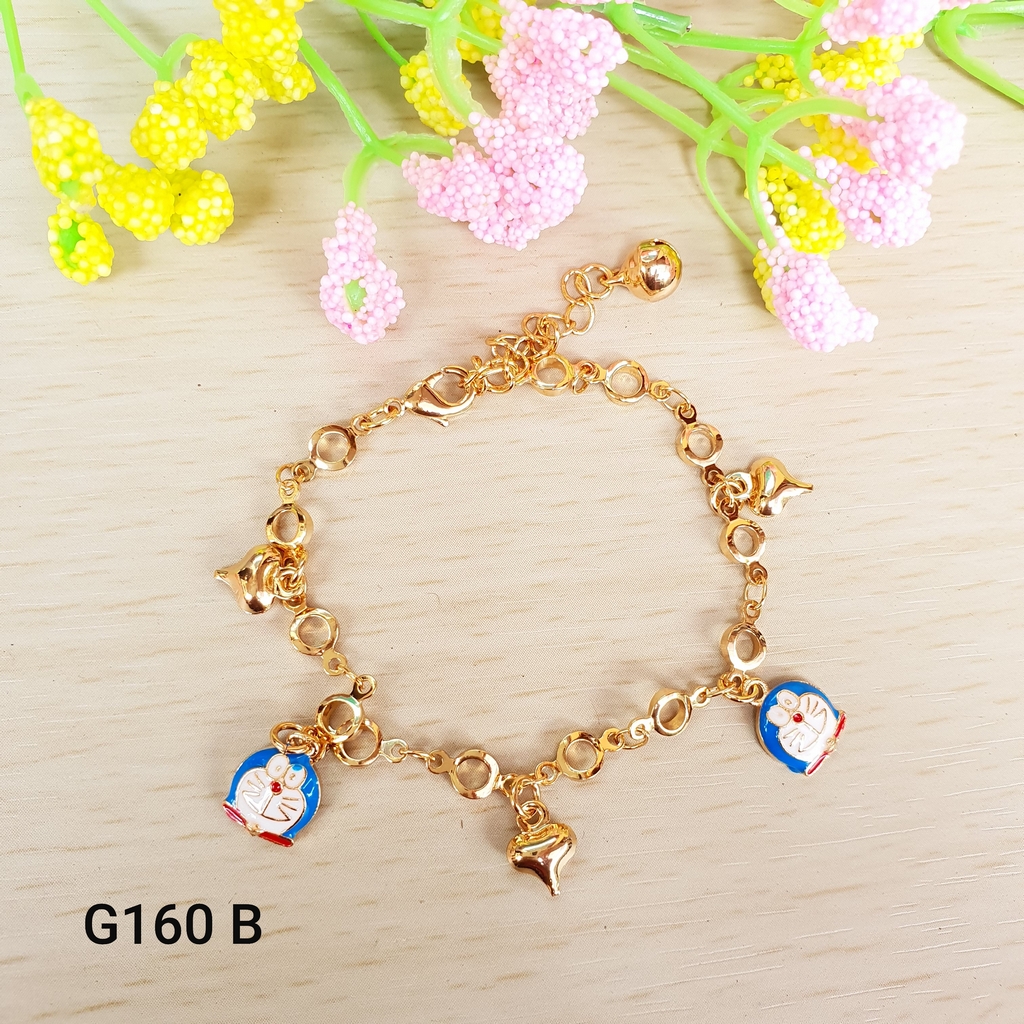  Gelang  Anak Rantai  Gold Mewah G160 Fika Shop