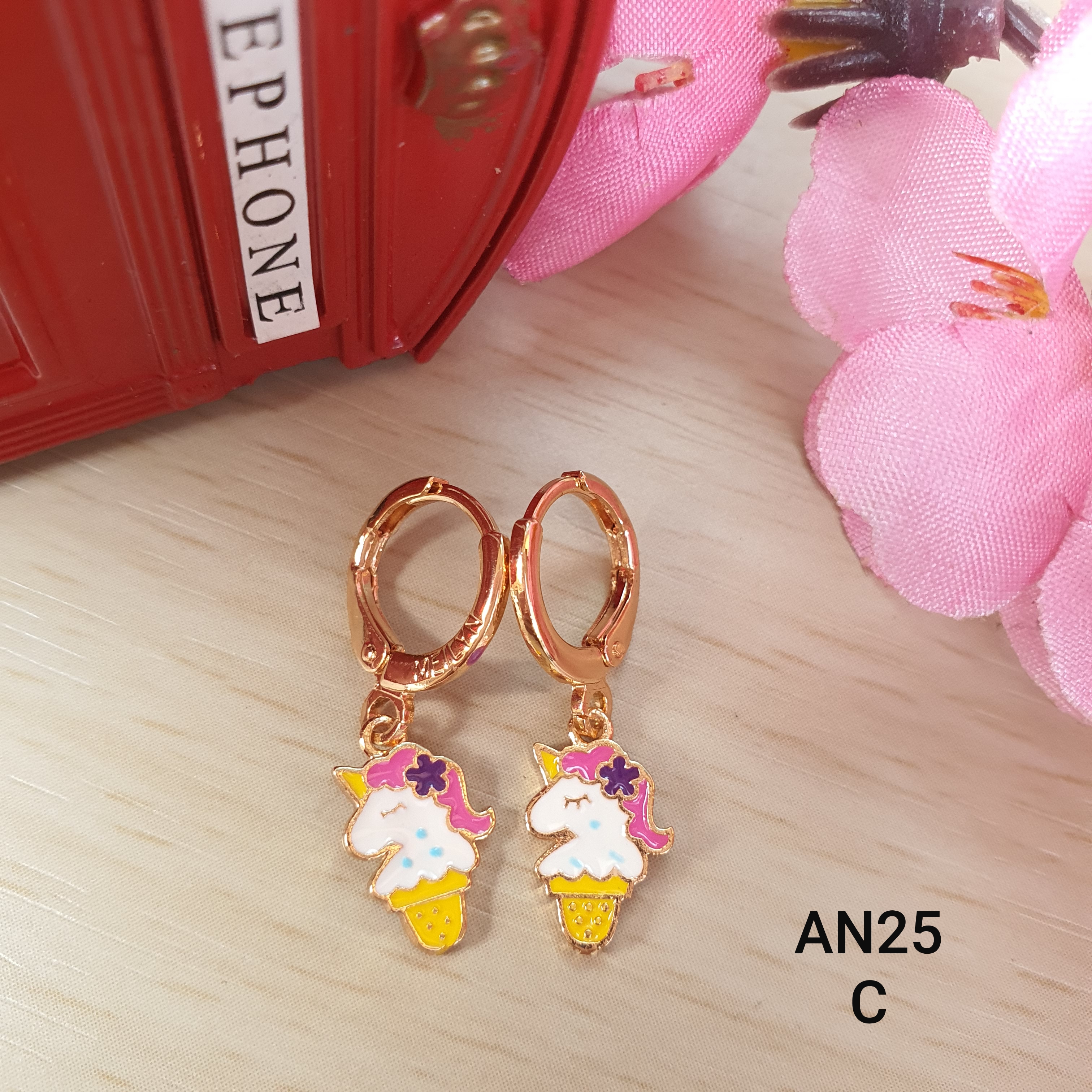 Anting Anak UNICORN Gold  Mewah AN25 Fika Shop