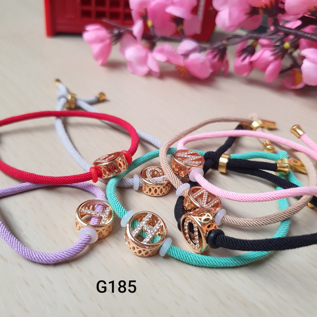  Gelang  Serut  Huruf Xuping Premium G185 Fika Shop