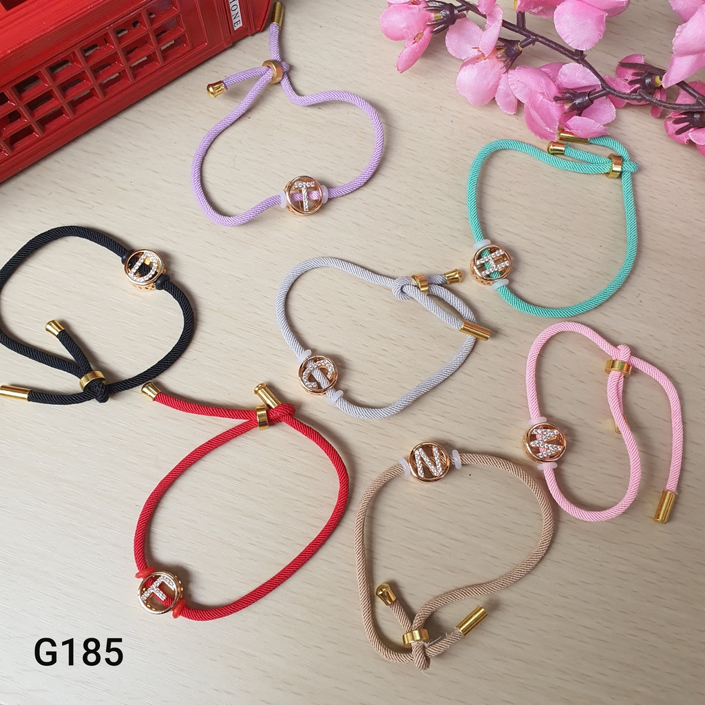  Gelang  Serut  Huruf Xuping Premium G185 Fika Shop