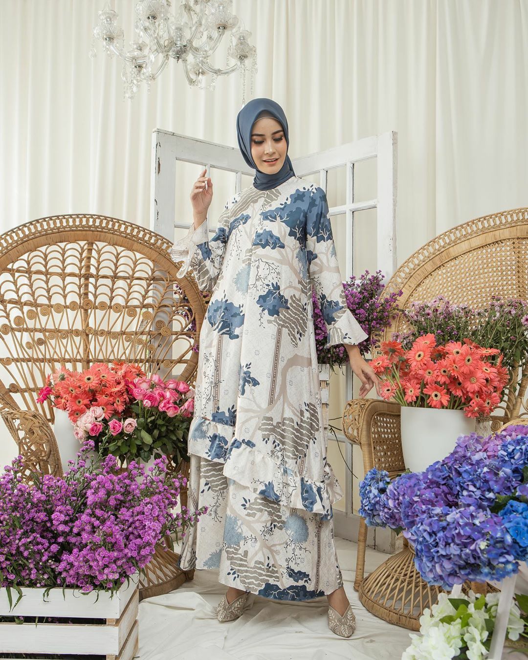 Melati Dress Wearing Klamby FS3364 Fika Shop